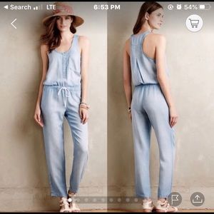 LOOKING FOR Cloth & Stone chambray jumpsuit size S